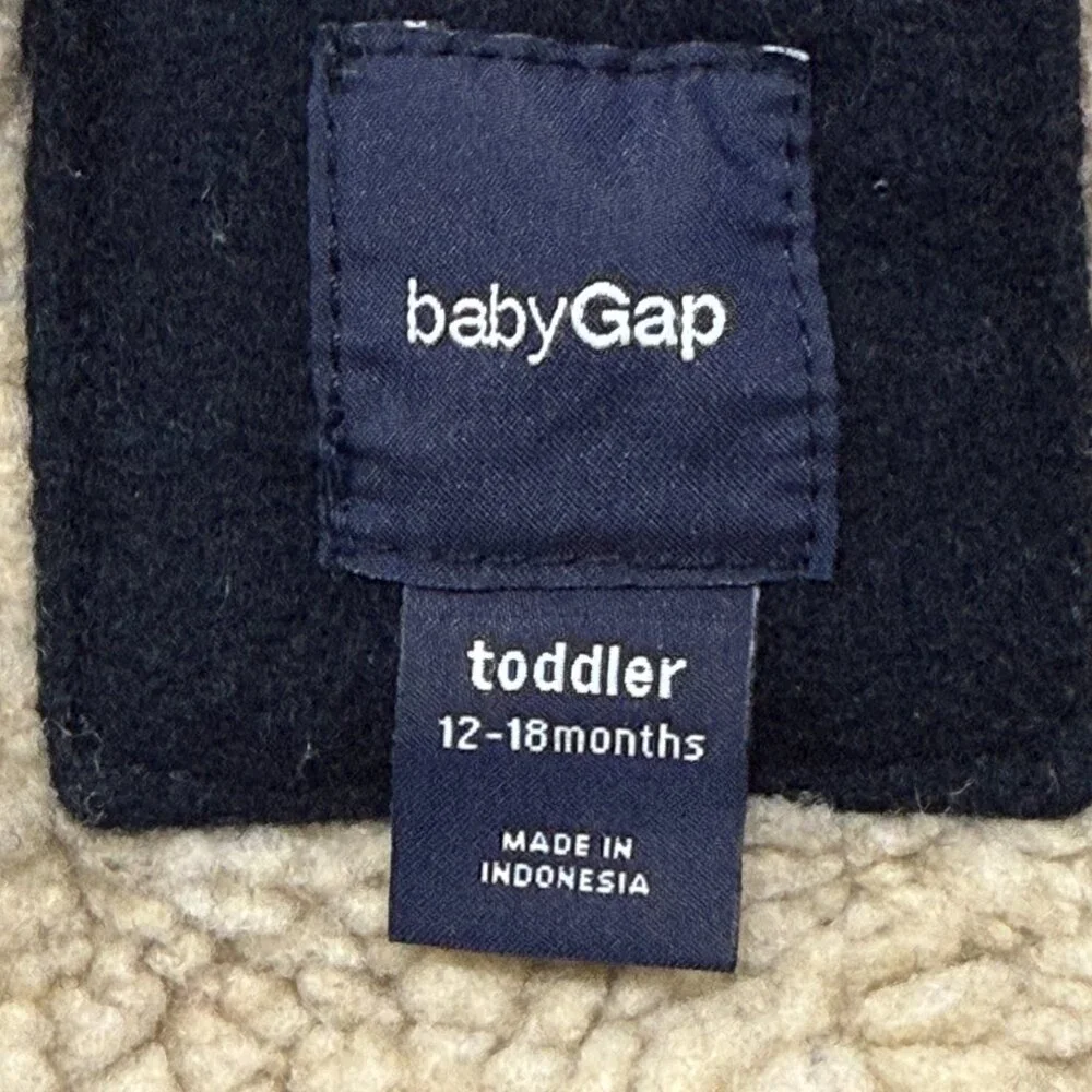 Baby Gap Boys‎ Peacoat Coat Jacket Navy Blue Toddler 12-18 Months Wool
